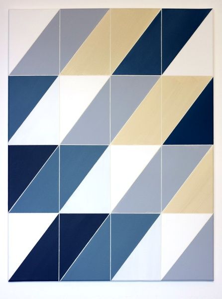 Vertikal-Diagonal, 2015#Acryl auf Leinwand-paintings