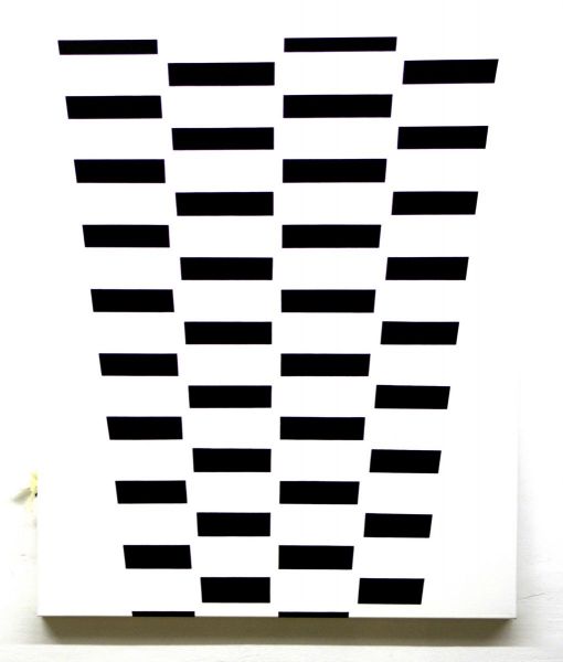 Vertikale Reihe, 2019#Acryl auf Leinwand#120 x 100 cm