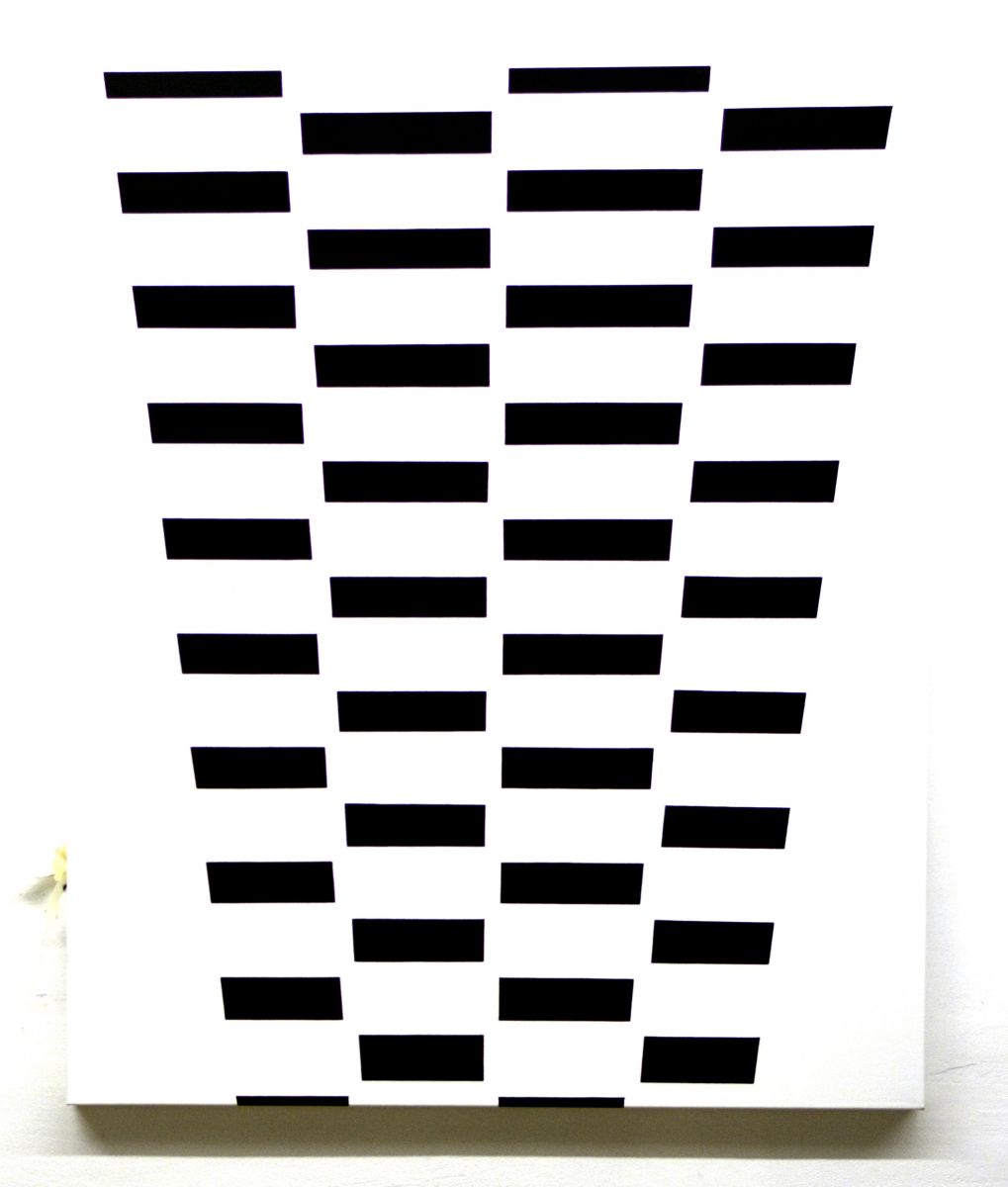 Vertikale Reihe-schwarz-weiß